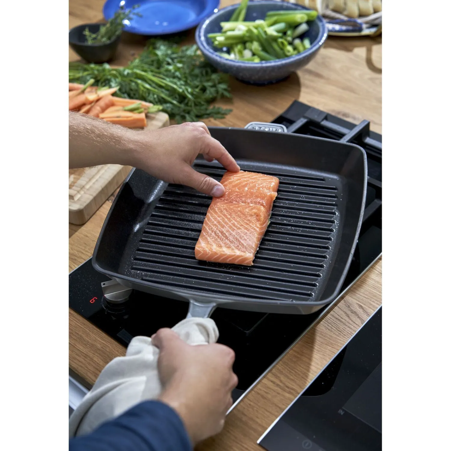 Staub American Grill 30 cm, Gusseisen,