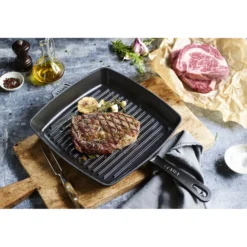 Staub American Grill 26 cm, Gusseisen,