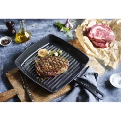 Staub American Grill 30 cm, Gusseisen,