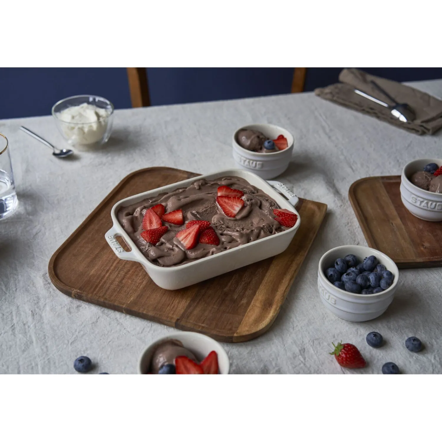 Staub Auflaufform 20 x 16 cm, rechteckig, , Keramik
