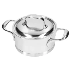 Demeyere Bratentopf mit Deckel 16 cm, 18/10 Edelstahl