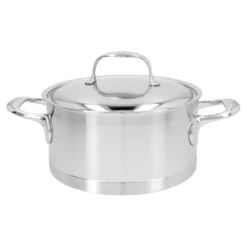 Demeyere Bratentopf mit Deckel 20 cm, 18/10 Edelstahl