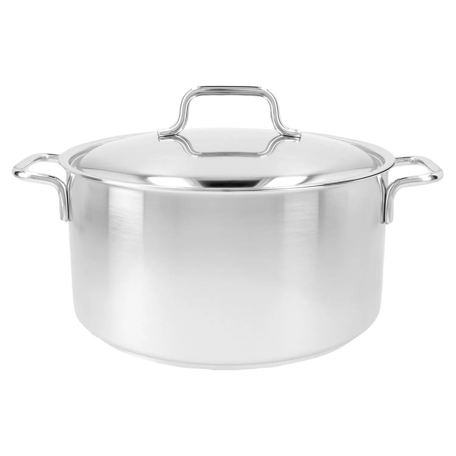 Demeyere Bratentopf mit Deckel 24 cm, 18/10 Edelstahl