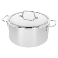 Demeyere Bratentopf mit Deckel 24 cm, 18/10 Edelstahl