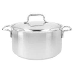 Demeyere Bratentopf mit Deckel 22 cm, 18/10 Edelstahl