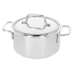 Demeyere Bratentopf mit Deckel 18 cm, 18/10 Edelstahl