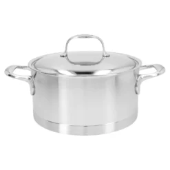 Demeyere Bratentopf mit Deckel 22 cm, 18/10 Edelstahl