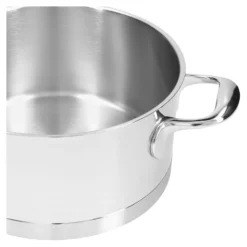 Demeyere Bratentopf mit Deckel 22 cm, 18/10 Edelstahl