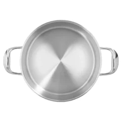 Demeyere Bratentopf mit Deckel 22 cm, 18/10 Edelstahl