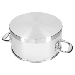 Demeyere Bratentopf mit Deckel 22 cm, 18/10 Edelstahl