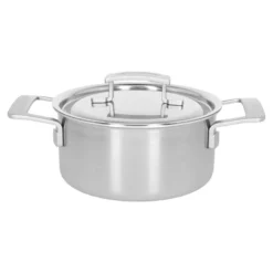 Demeyere Bratentopf mit Deckel 18 cm, 18/10 Edelstahl