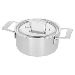 Demeyere Bratentopf mit Deckel 18 cm, 18/10 Edelstahl