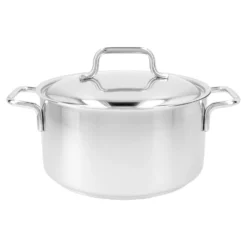 Demeyere Bratentopf mit Deckel 20 cm, 18/10 Edelstahl