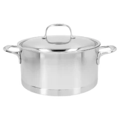 Demeyere Bratentopf mit Deckel 24 cm, 18/10 Edelstahl