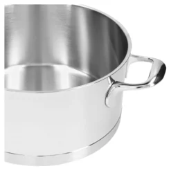 Demeyere Bratentopf mit Deckel 24 cm, 18/10 Edelstahl