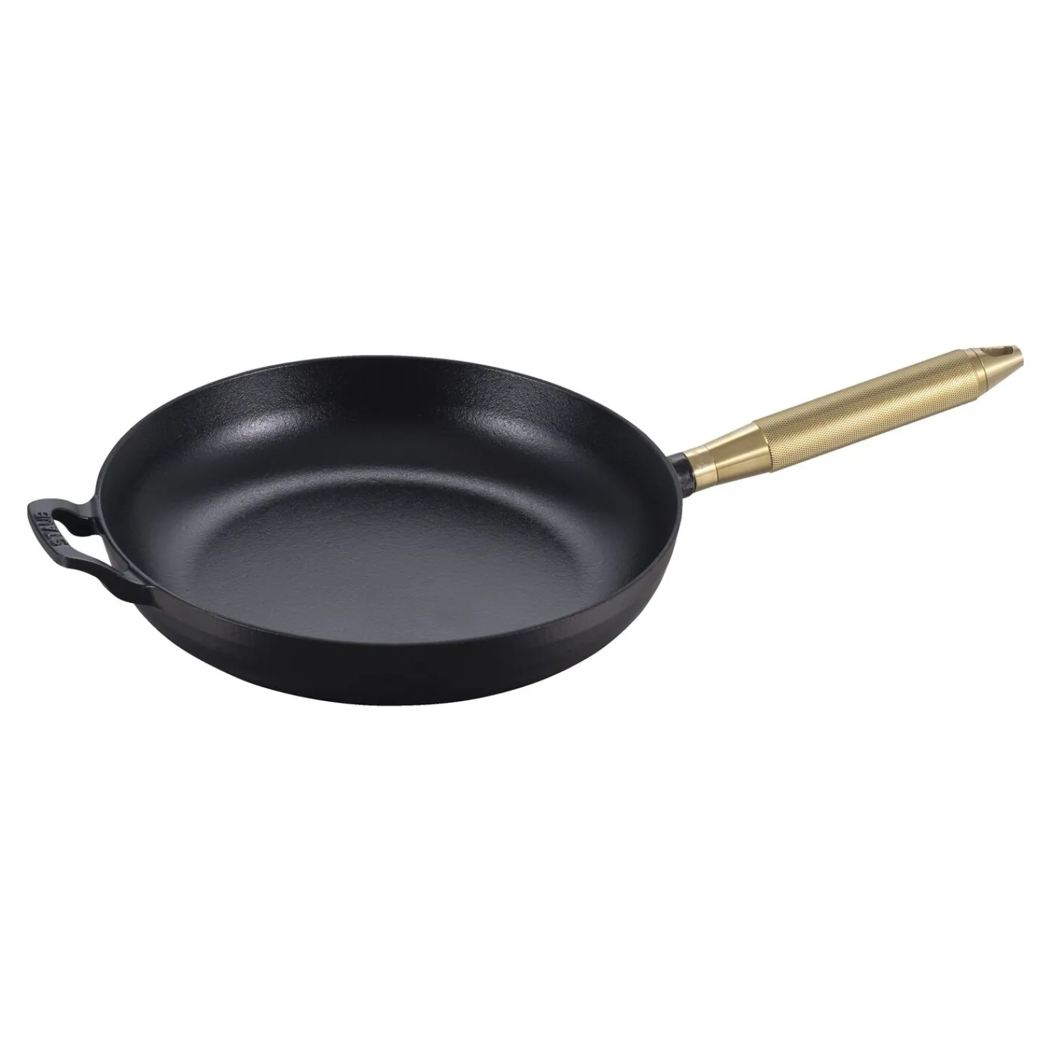 Staub Bratpfanne Buster+Punch 28 cm, rund, Schwarz, Gusseisen