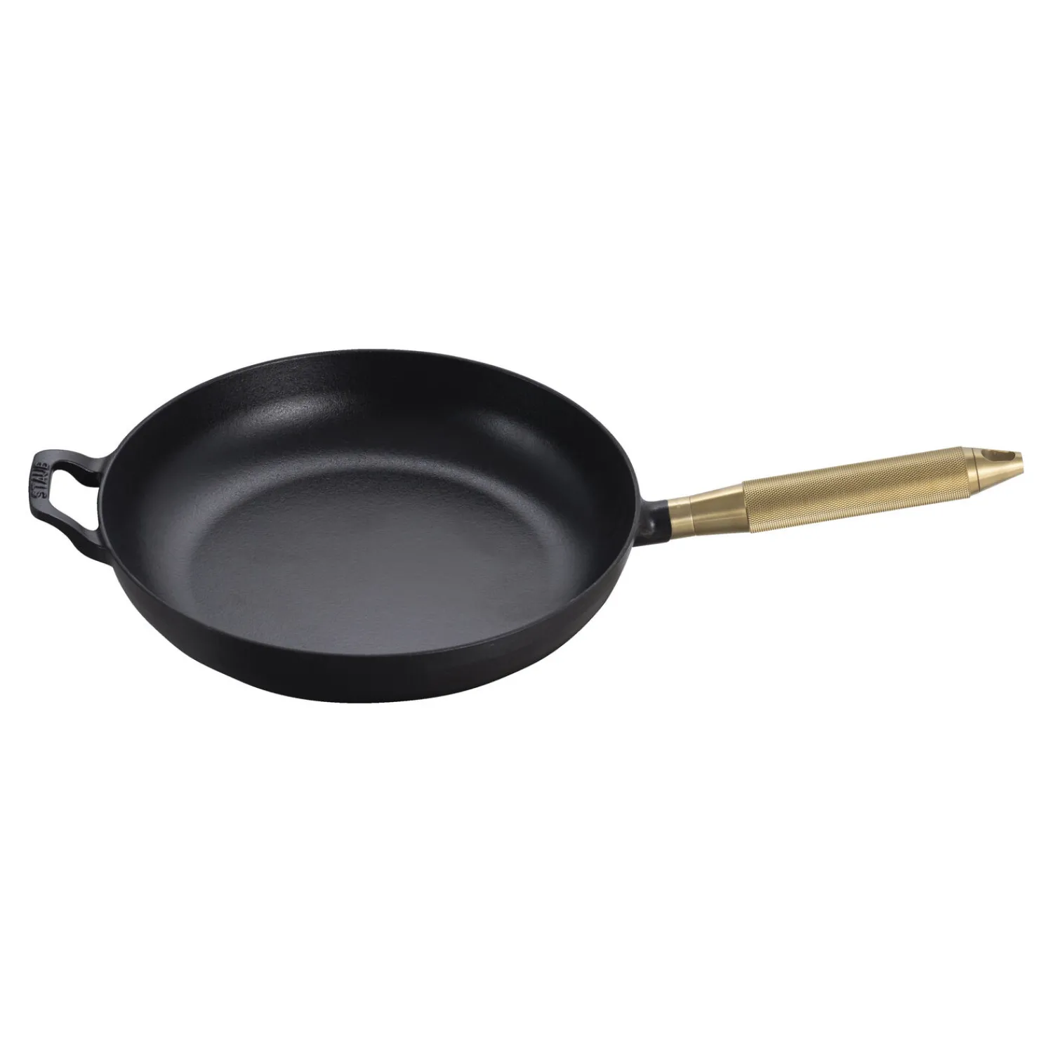 Staub Bratpfanne Buster+Punch 28 cm, rund, Schwarz, Gusseisen