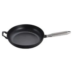 Staub Bratpfanne Buster+Punch 28 cm, rund, Schwarz, Gusseisen