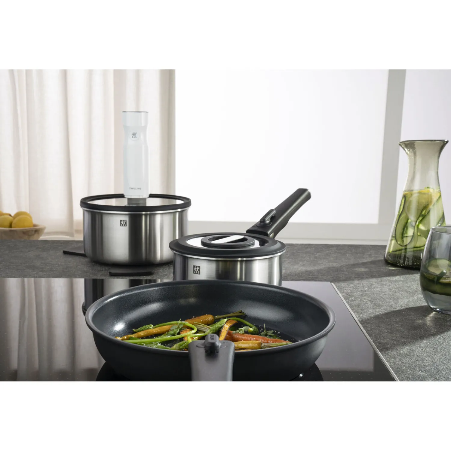 ZWILLING Bratpfanne 20 cm, Aluminium, Schwarz