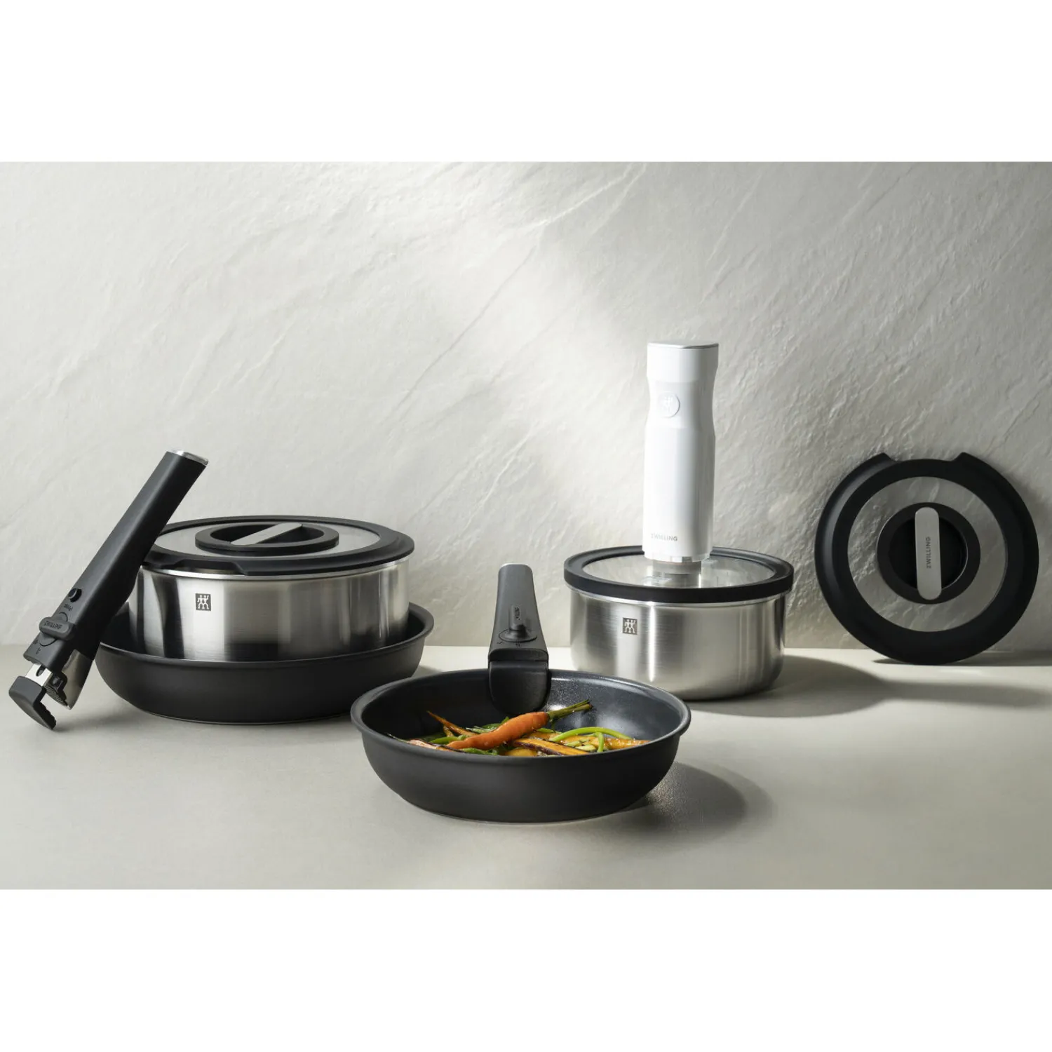 ZWILLING Bratpfanne 20 cm, Aluminium, Schwarz