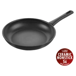 ZWILLING Bratpfanne, 28 cm, Aluminium, Titanverstärkte keramische Antihaftbeschichtung