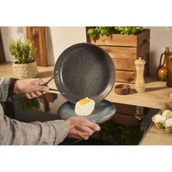 BALLARINI Bratpfanne, 20 cm, Aluminium, Titanverstärkte keramische Antihaftbeschichtung