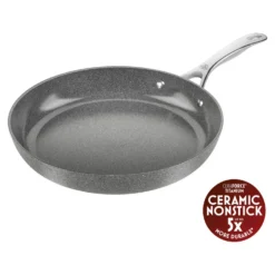 BALLARINI Bratpfanne, 32 cm, Aluminium, Titanverstärkte keramische Antihaftbeschichtung