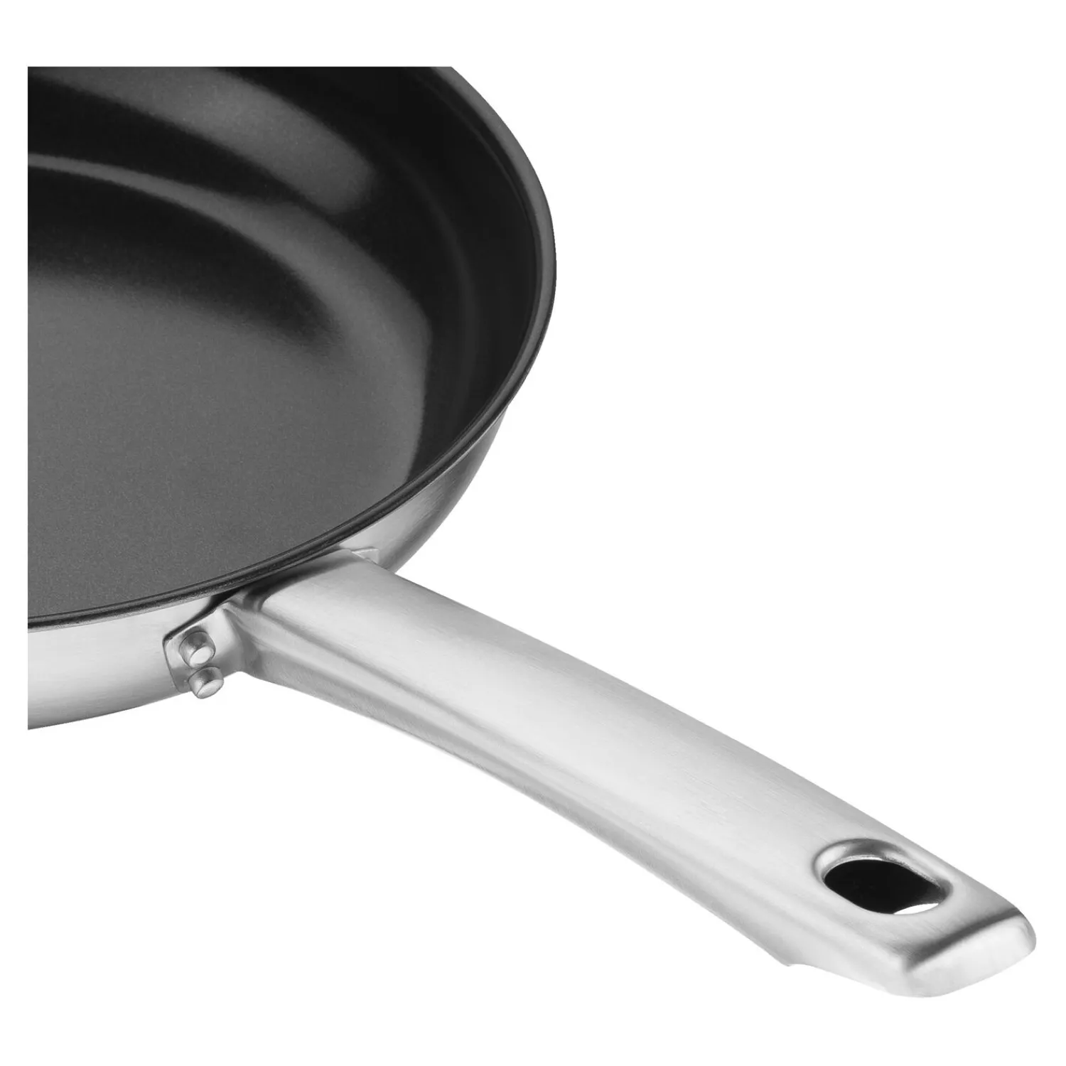 ZWILLING Bratpfanne, 20 cm, 18/10 Edelstahl, Keramische Antihaftbeschichtung