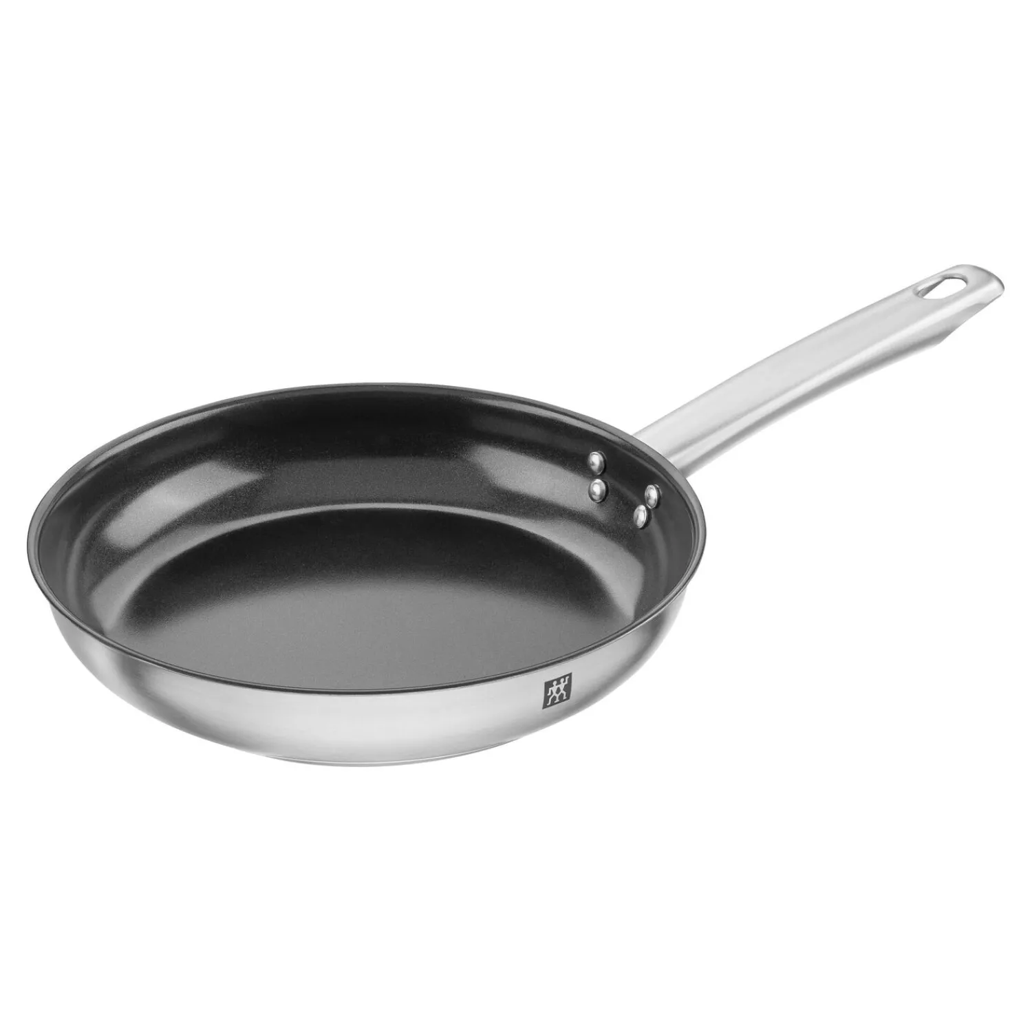 ZWILLING Bratpfanne, 24 cm, 18/10 Edelstahl, Keramische Antihaftbeschichtung