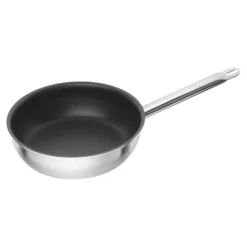 ZWILLING Bratpfanne 24 cm, 18/10 Edelstahl, Silber-Schwarz