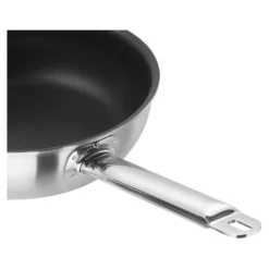 ZWILLING Bratpfanne 20 cm, 18/10 Edelstahl, Silber-Schwarz