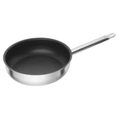 ZWILLING Bratpfanne 26 cm, 18/10 Edelstahl, Silber-Schwarz