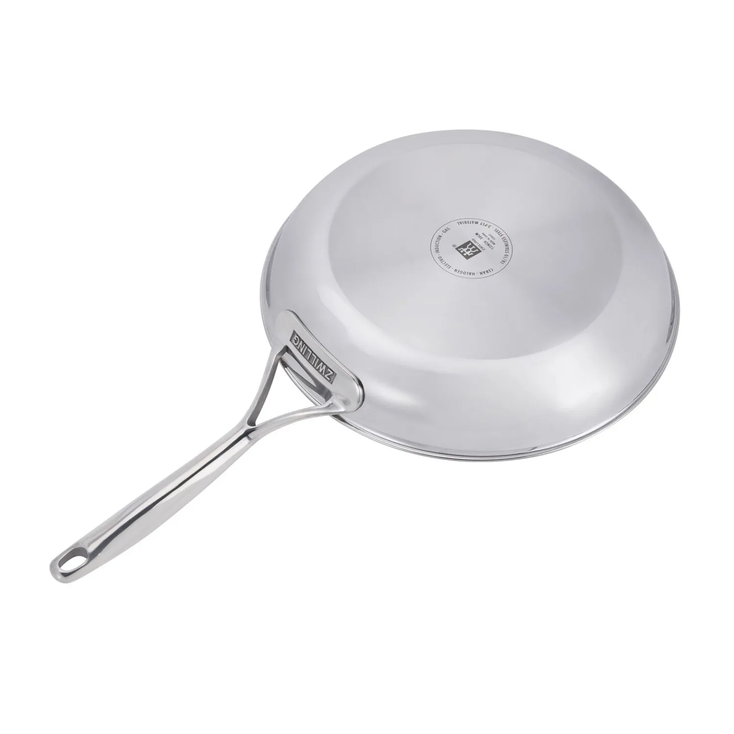 ZWILLING Bratpfanne 30 cm, 18/10 Edelstahl, Silber