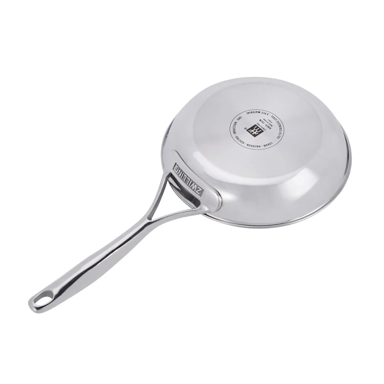 ZWILLING Bratpfanne 20 cm, 18/10 Edelstahl, Silber