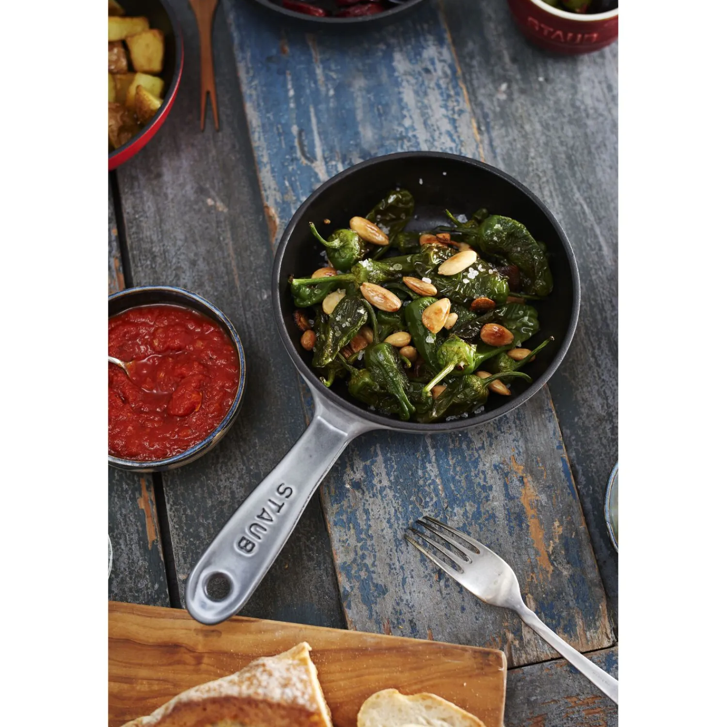 Staub Bratpfanne 16 cm, rund, , Gusseisen