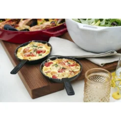 Staub Bratpfanne 12 cm, rund, Schwarz, Gusseisen