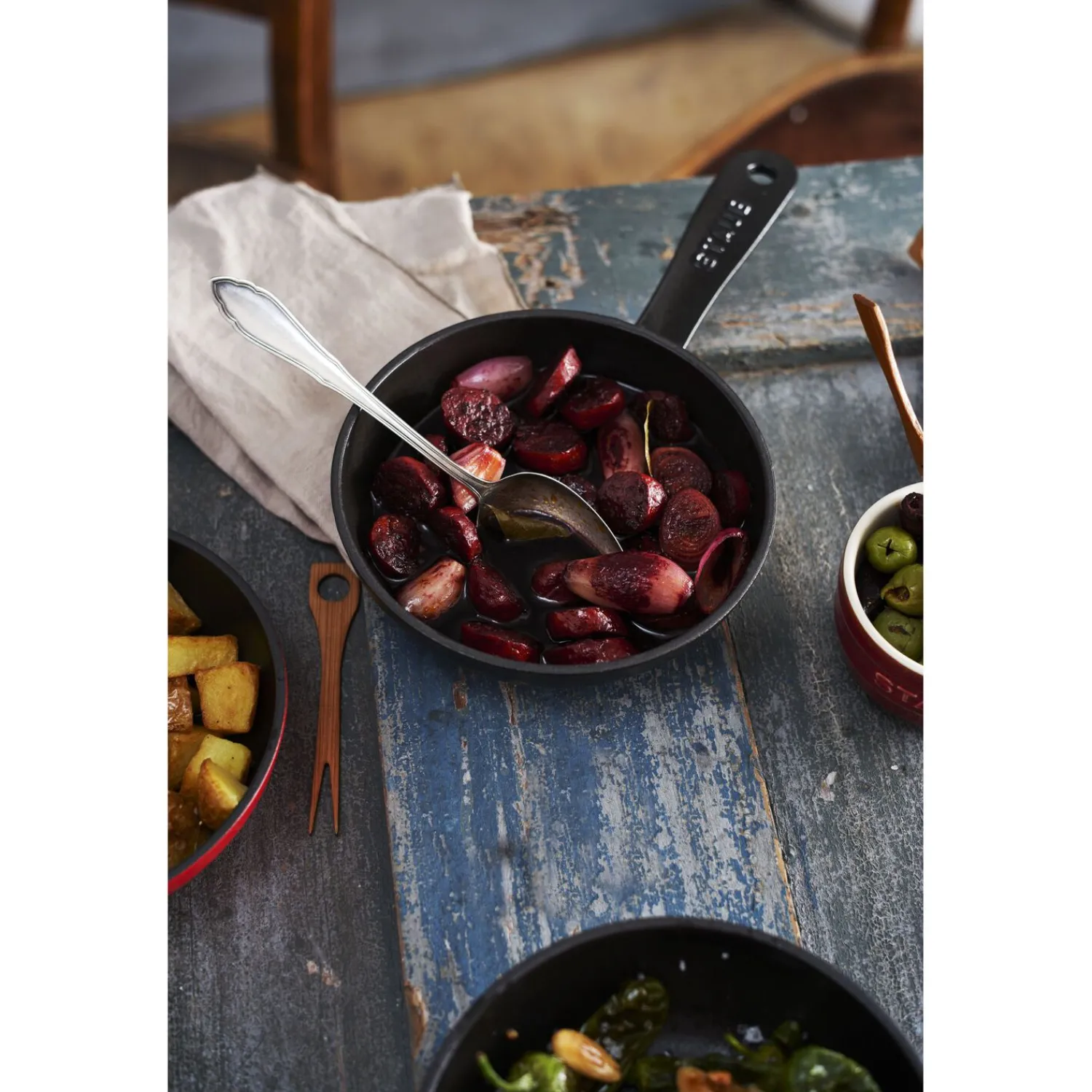 Staub Bratpfanne 16 cm, rund, , Gusseisen