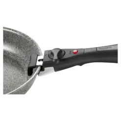 BALLARINI Bratpfanne mit Griff, 28 cm / 2-tlg, Aluminium, Keramische Antihaftbeschichtung