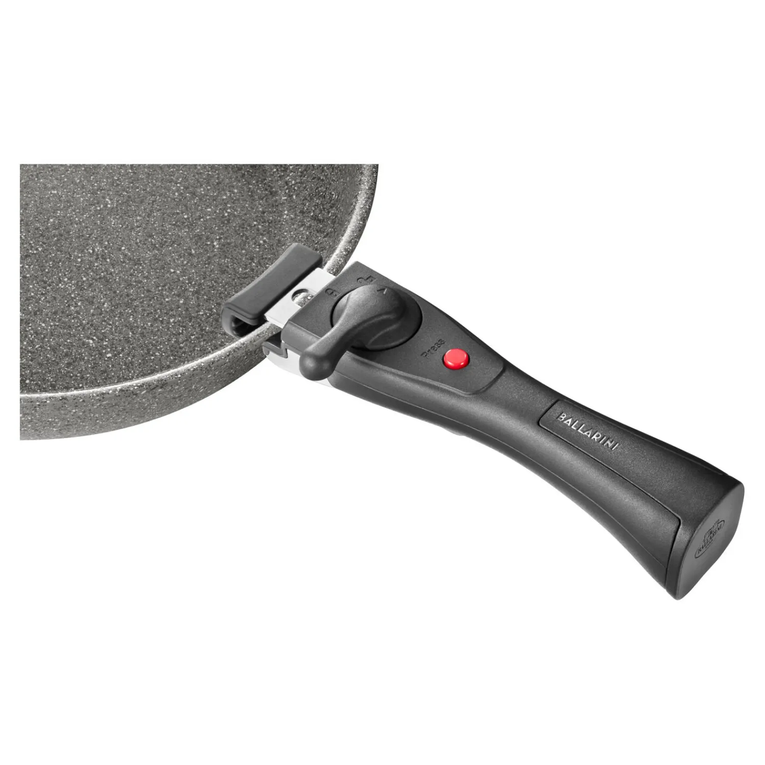 BALLARINI Bratpfanne mit Griff, 24 cm / 2-tlg, Aluminium, Keramische Antihaftbeschichtung