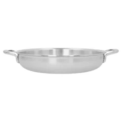 Demeyere Bratpfanne mit 2 Griffen 28 cm, 18/10 Edelstahl, Silber