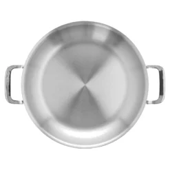 Demeyere Bratpfanne mit 2 Griffen 28 cm, 18/10 Edelstahl, Silber