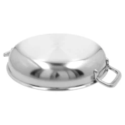 Demeyere Bratpfanne mit 2 Griffen 28 cm, 18/10 Edelstahl, Silber