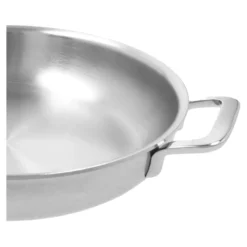 Demeyere Bratpfanne mit 2 Griffen 28 cm, 18/10 Edelstahl, Silber