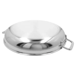 Demeyere Bratpfanne mit 2 Griffen 32 cm, 18/10 Edelstahl, Silber