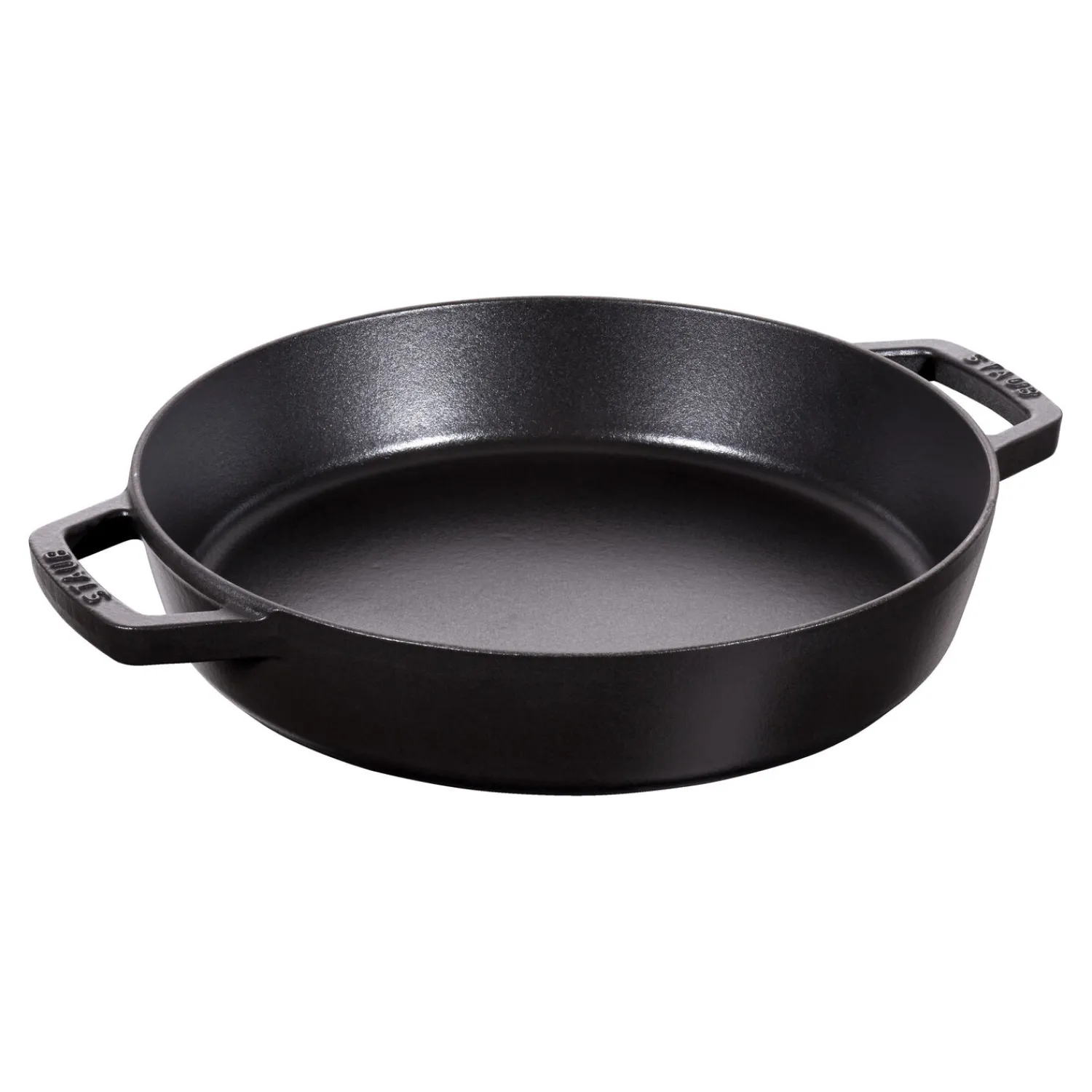 Staub Bratpfanne mit 2 Griffen 26 cm, rund, , Gusseisen