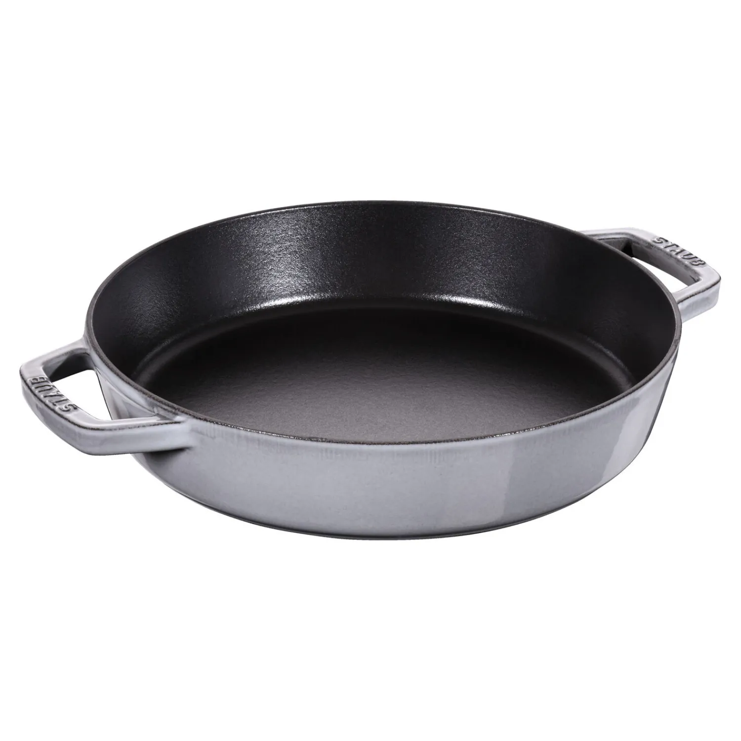 Staub Bratpfanne mit 2 Griffen 26 cm, rund, , Gusseisen