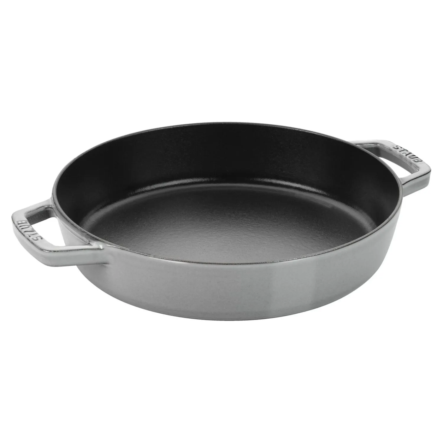 Staub Bratpfanne mit 2 Griffen 20 cm, rund, , Gusseisen