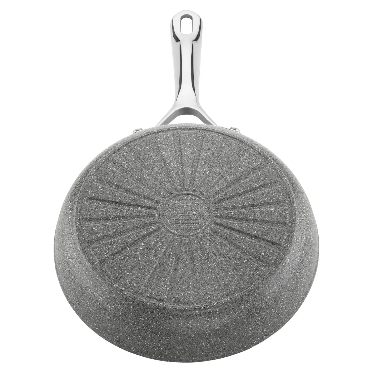 BALLARINI Bratpfannenset, 2-tlg. / 24/28 cm, Steinoptik Grau, Aluminium/Antihaftbeschichtung