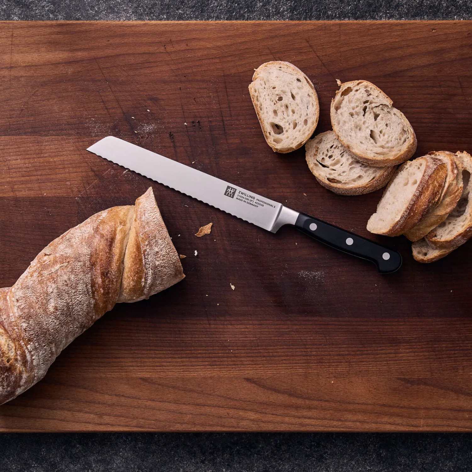 ZWILLING Brotmesser 20 cm, Wellenschliff