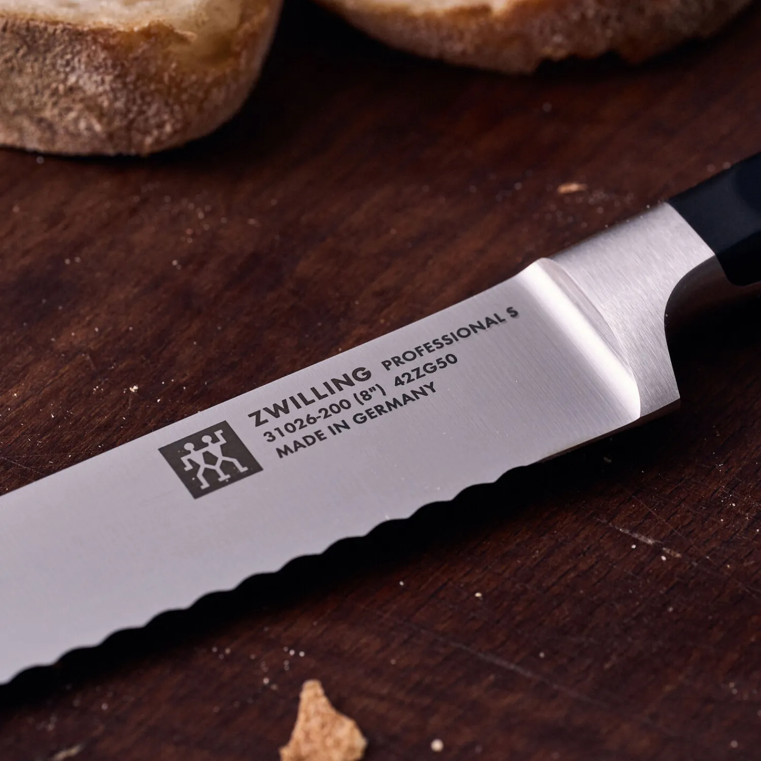 ZWILLING Brotmesser 20 cm, Wellenschliff